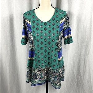 Chico’s Ruffle Hem Blouse